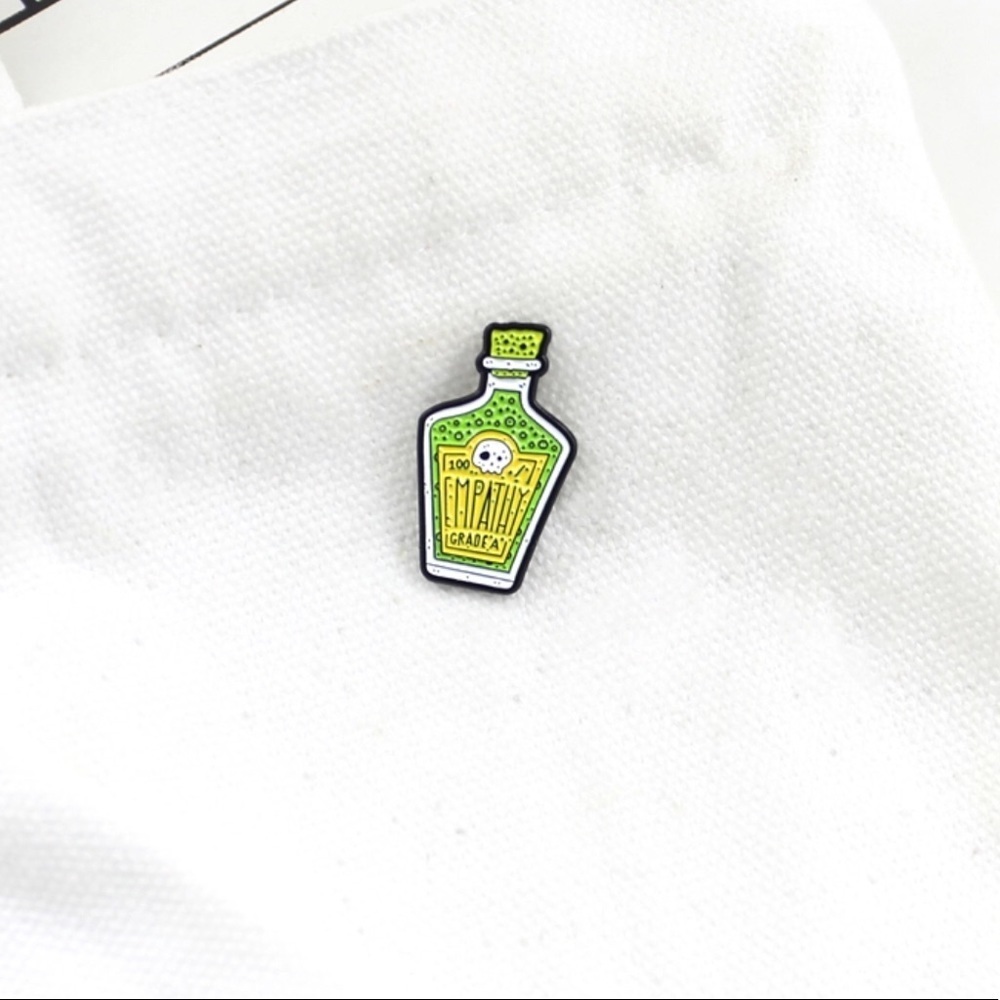 3/$23 Empathy Magic Bottle Punk Style Brooch - Picture 3 of 4